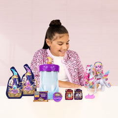 Magic Pixlings Pop + Pony Set avec chiot et poney - Magic Unboxing mit speziellen Zaubern - Chien avec langen Mähnen zum Kämmen - Kinder ab 3 Jahren behrumt - MG104000