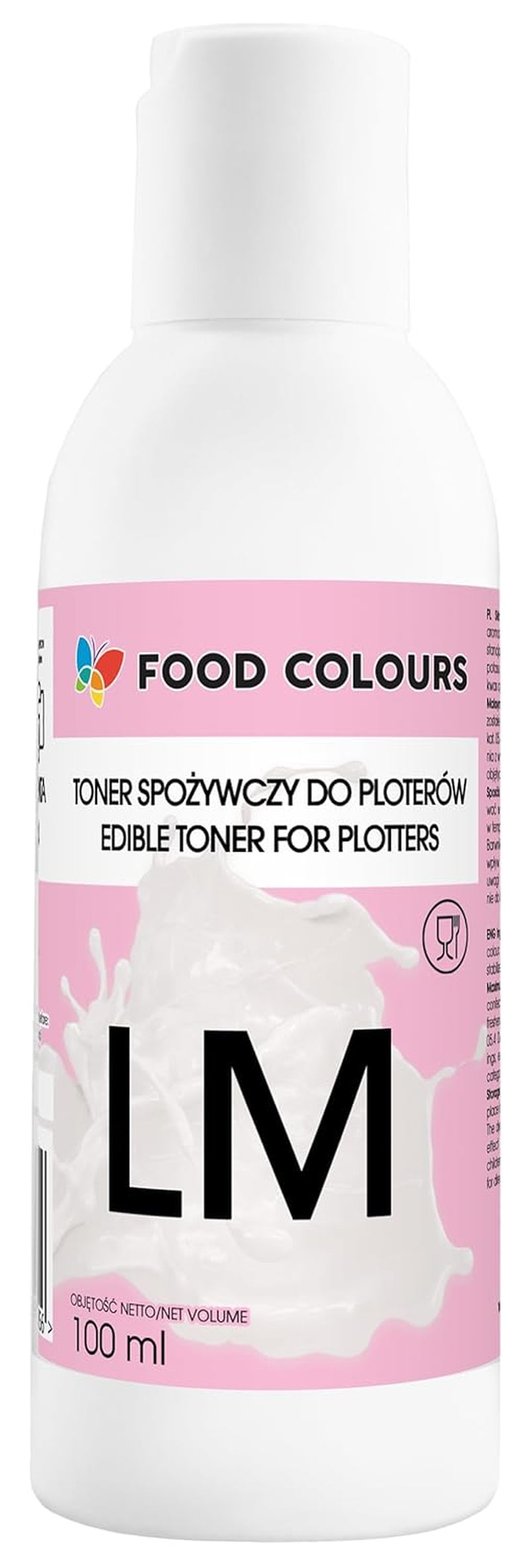 Set de colorants alimentaires avec encres comestibles pour traceurs 6 x 100 ml | Cyan clair | Cyan | Magenta clair | | Magenta | Jaune | Noir | Impression comestible, impression sur papier gaufré, garniture de gâteau décorative
