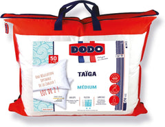 Oreiller DODO 2 pièces, 50 X 70 cm, Confort moyen, Oreiller synthétique Taïga, Toucher ultra doux et respirant, Lavable en machine à 40 °C Oreillers standards Naty Shop