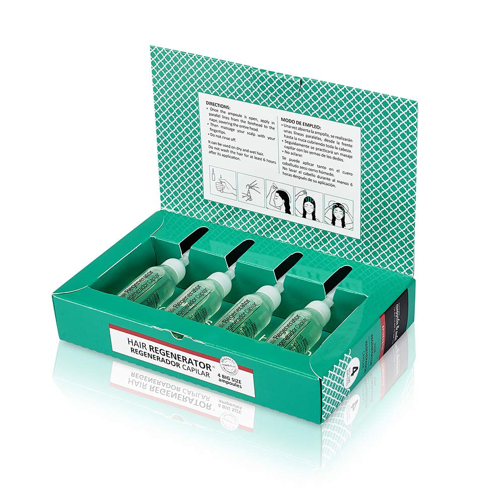Ampoules de revitalisant capillaire Nuggela & Sulé, augmente la densité et la force des cheveux Soin capillaire Nuggela