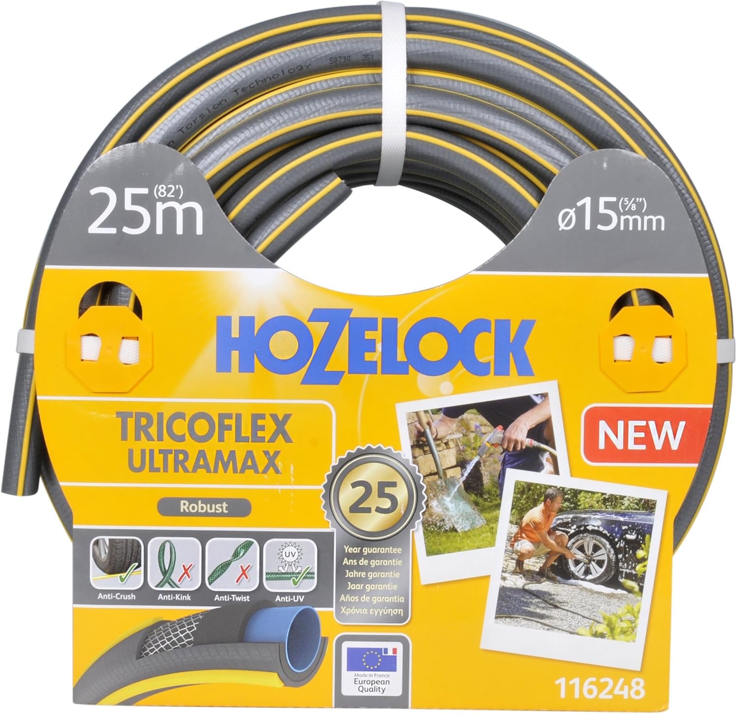 Furtun Hozelock Tricoflex Ultramax 25 m (diametru 12,5 mm)