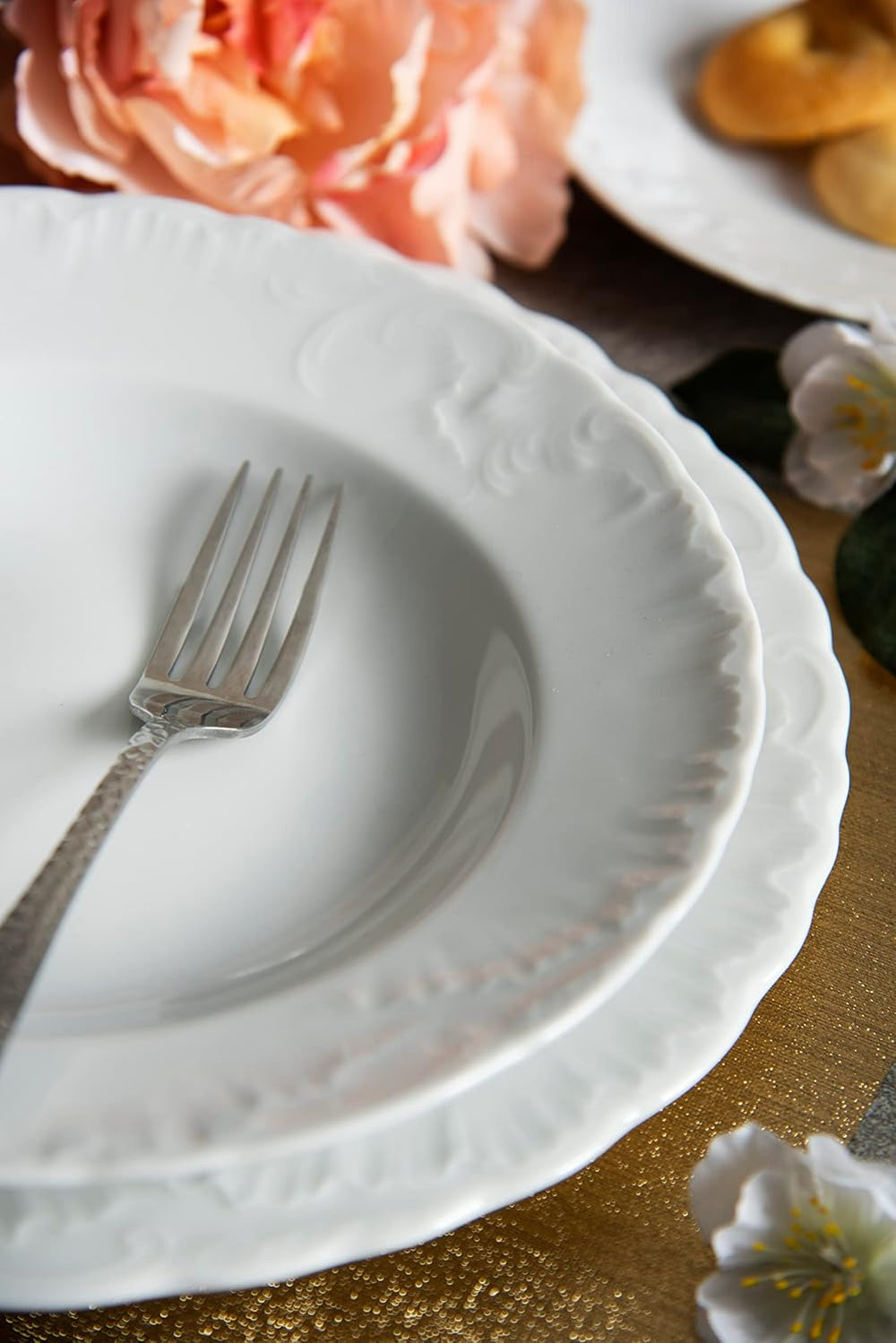 Ménagère Excelsa, 18 pièces, blanc