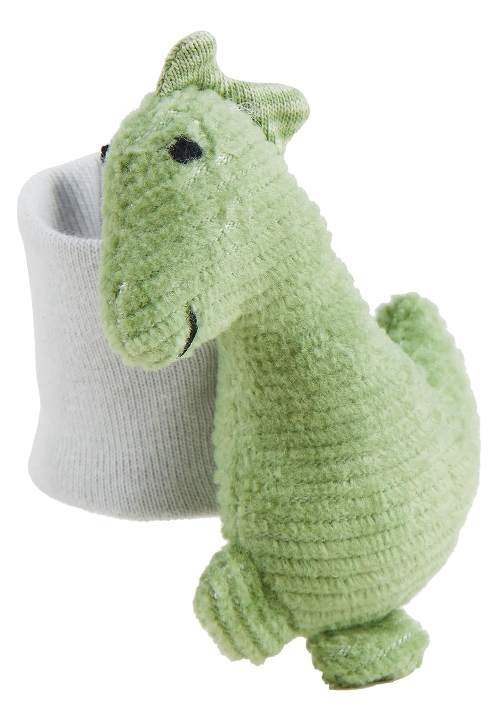 Sterntaler Dino Rexi Hochet à Bras - Hochet à Cordon Doux et Doux - Hochet à Main pour bébé avec Sangle élastique - Jouet pour bébé pour Jouer, câlin et hochet, Vert Pierre Jouets pour bébé Naty Shop