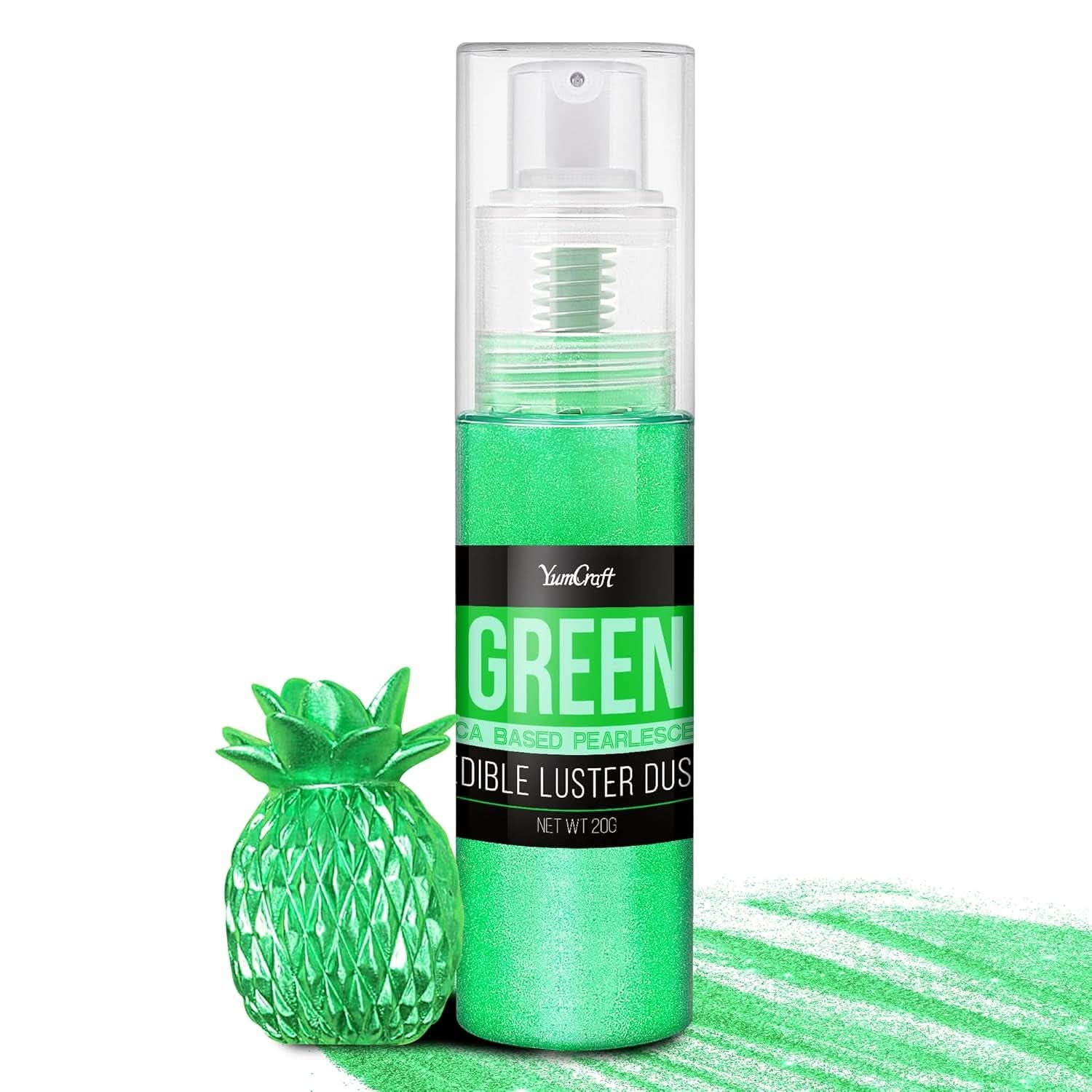 Spray pailleté comestible, 20 grammes Naty Shop Green