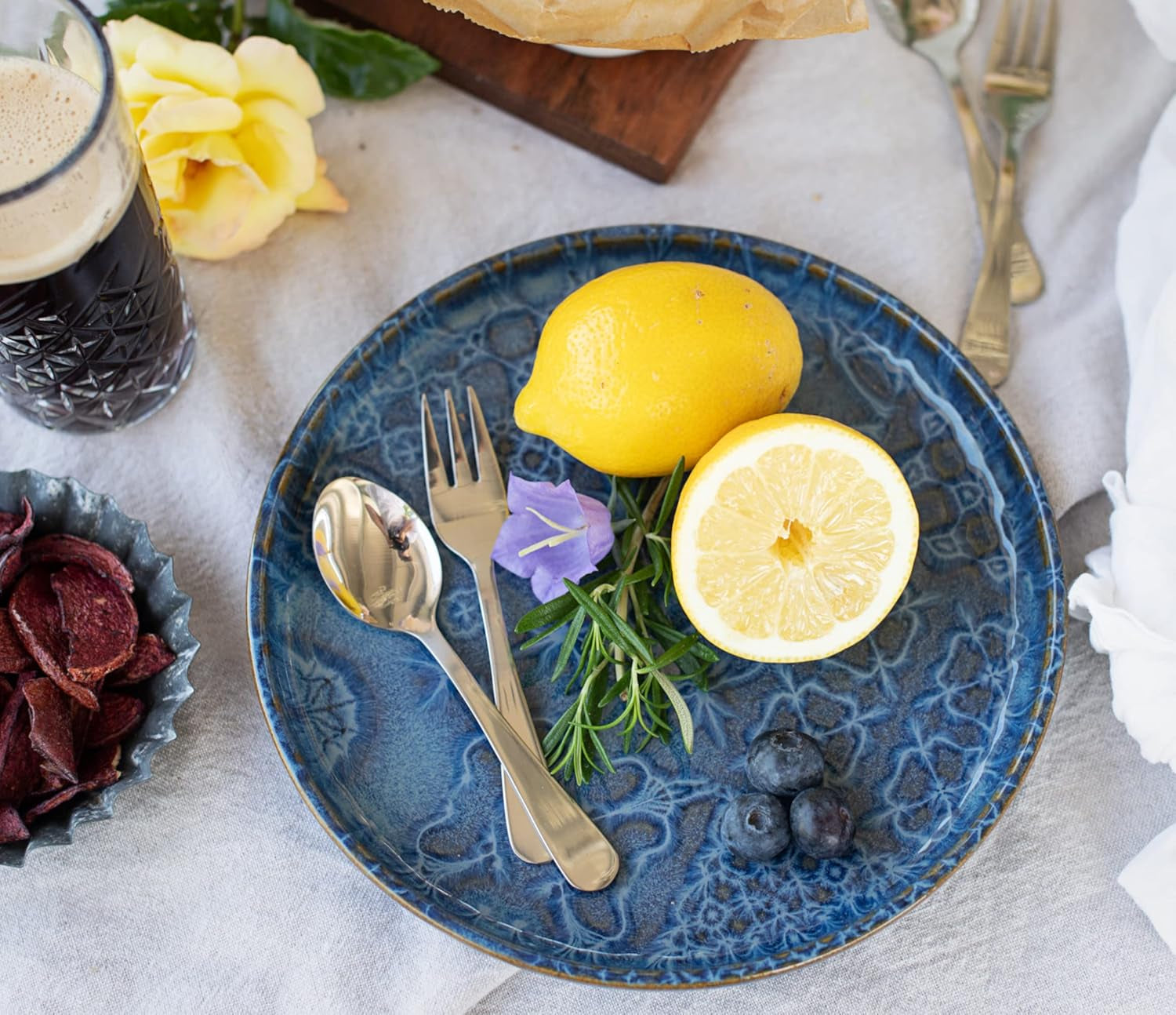 MÄSER 934063 Série Tiles Service de table vintage moderne pour 2 personnes au design mauresque Naty Shop