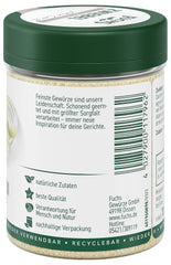 Fuchs Gewürze - Zwiebel granuliert - Gewürz für Saucen oder Nudelgerichte - Ingrédients naturels - 70 g en dose variable, recyclable