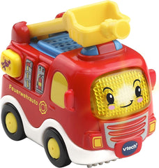 Vtech TUT TUT Baby Flitzer - Parking couvert, coloré, 66,6 x 75,3 x 45,1 cm & TUT TUT Baby Flitzer - Camion de pompier - voiture jouet avec musique, bouton lumineux, phrases et sons intéressants Bebe Toys Naty Shop