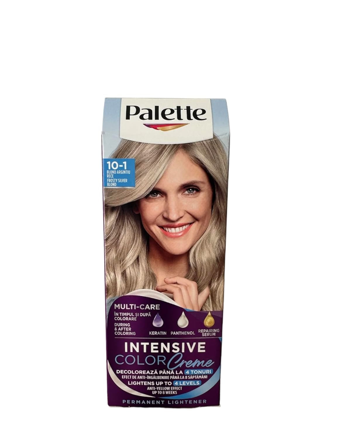 PALETTE Intensive Color Creme Colorant pour cheveux farba do w³osów kremie C10 Frosty Silver Blond Teinture pour cheveux Naty Shop Titre par défaut