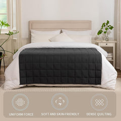 Good Nite Couverture lestée pour adultes Couverture lourde pour les sens calmes Gris 8 Kg 150 X 200 Cm Couettes et couettes Naty Shop