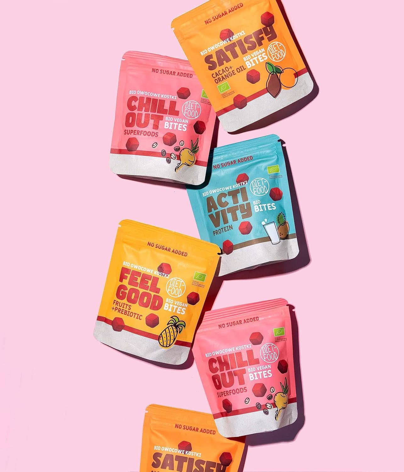 Cubes de fruits bio, 100% fruits, 120 grammes de produits déshydratés Naty Shop