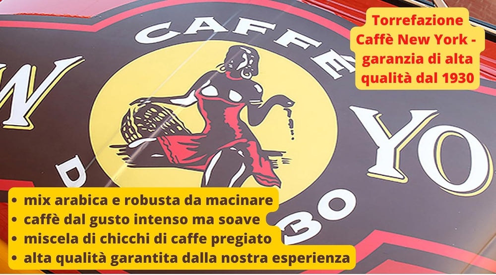 Caffè New York - XXXX - Café en grains - 500g