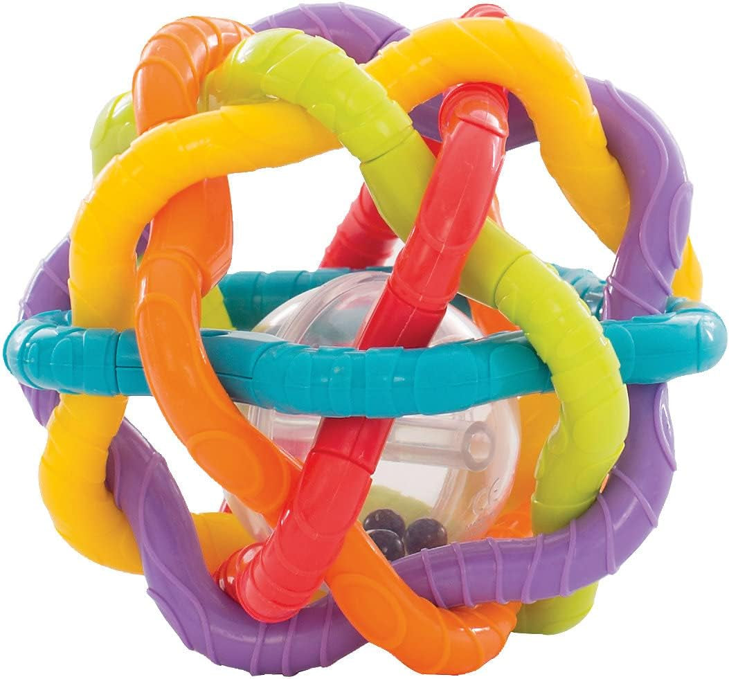 Playgro hochet balle pour enfants - hochet balle pour enfants - hochet balle pour enfants - hochet balle - motricité - jouet pour enfants - motricité pour enfants - jouets colorés Bebe Naty Shop Bendy Ball