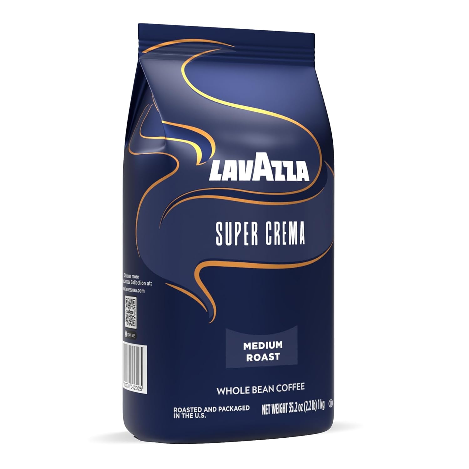 Lavazza Super Crema Espresso Bohnen - Sac de 2,2 lb (paquet de 6)