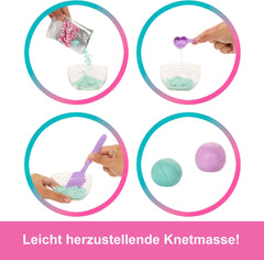 Barbie Party Doll Sans boîte et accessoires Anniversaire Pet Series 10 Surprise Party Star Set comprenant effet de changement de couleur et décorations de gâteaux JFG72