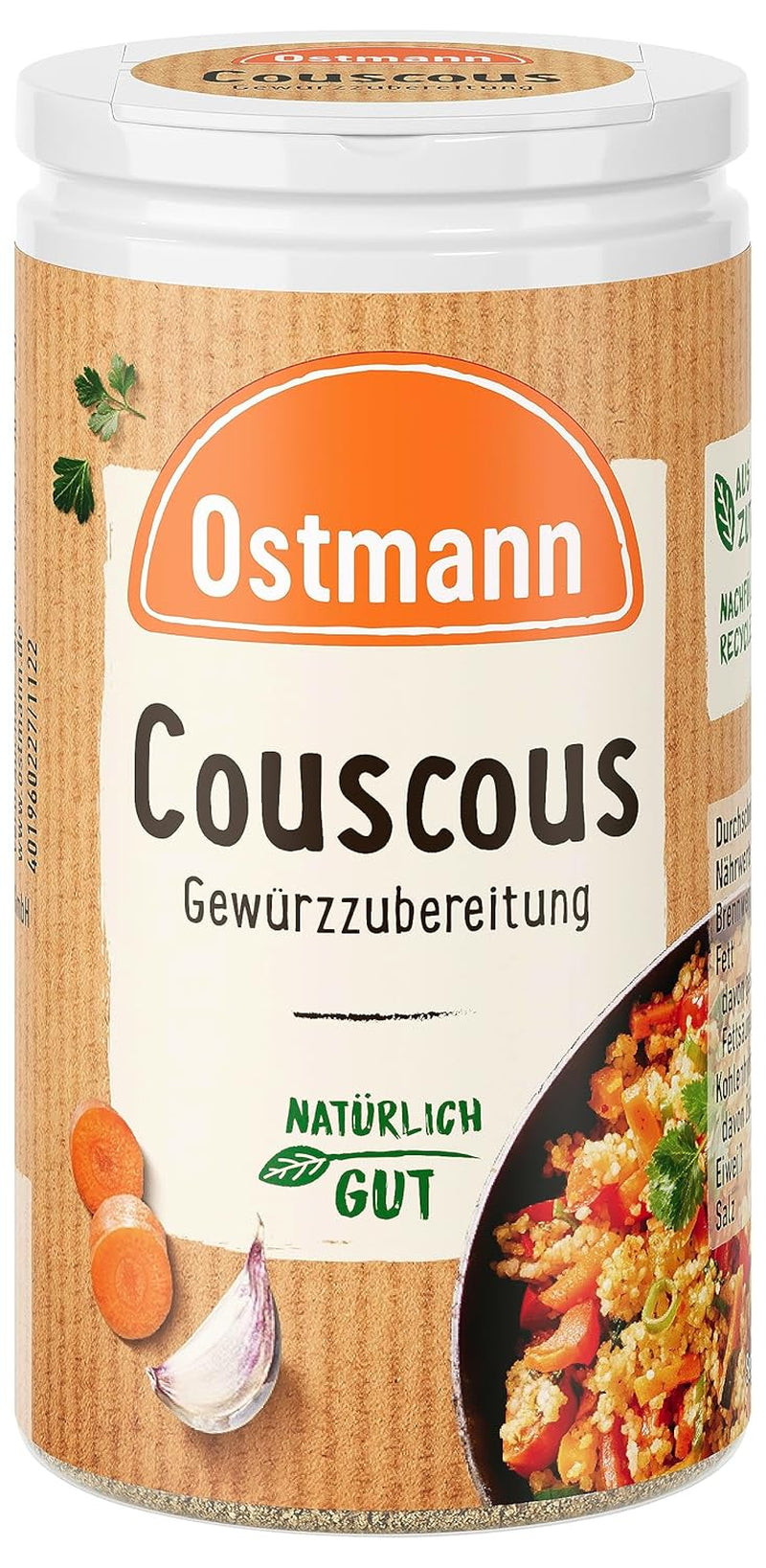 Ostmann Gewürze Couscous Gewürzzubereitung, 50 g (Verpackungsdesign kann deweichen)