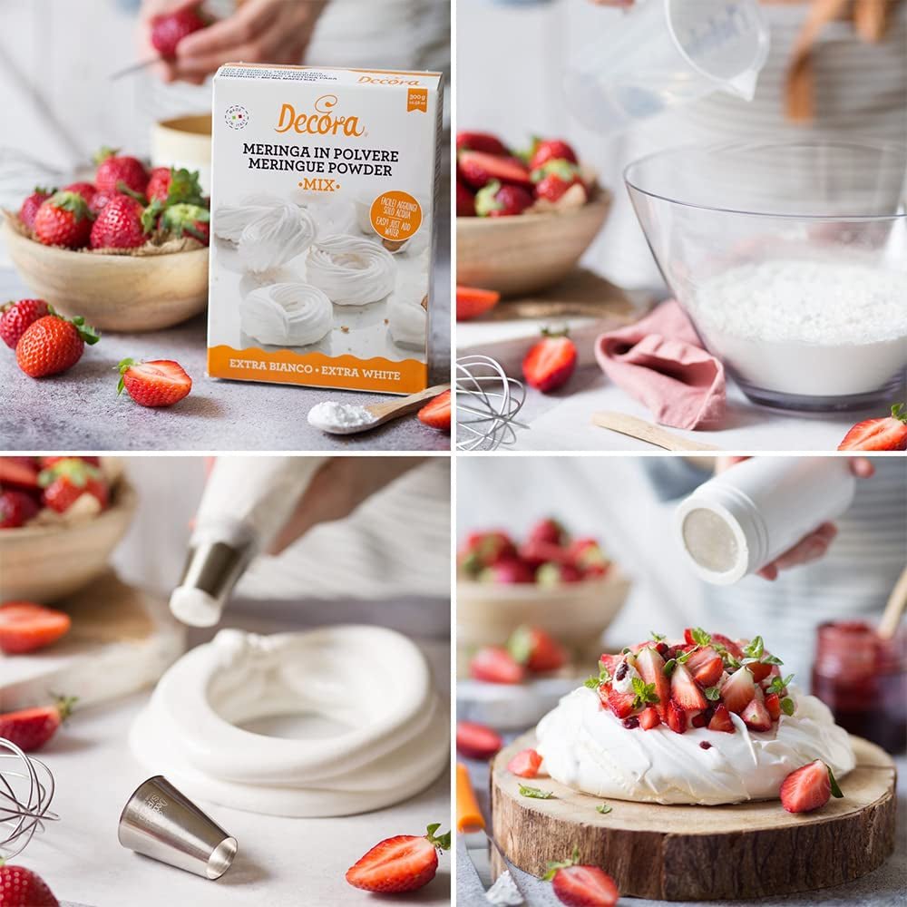 0300315 Mélange en poudre pour meringue 300g Pâte à sucre Naty Shop