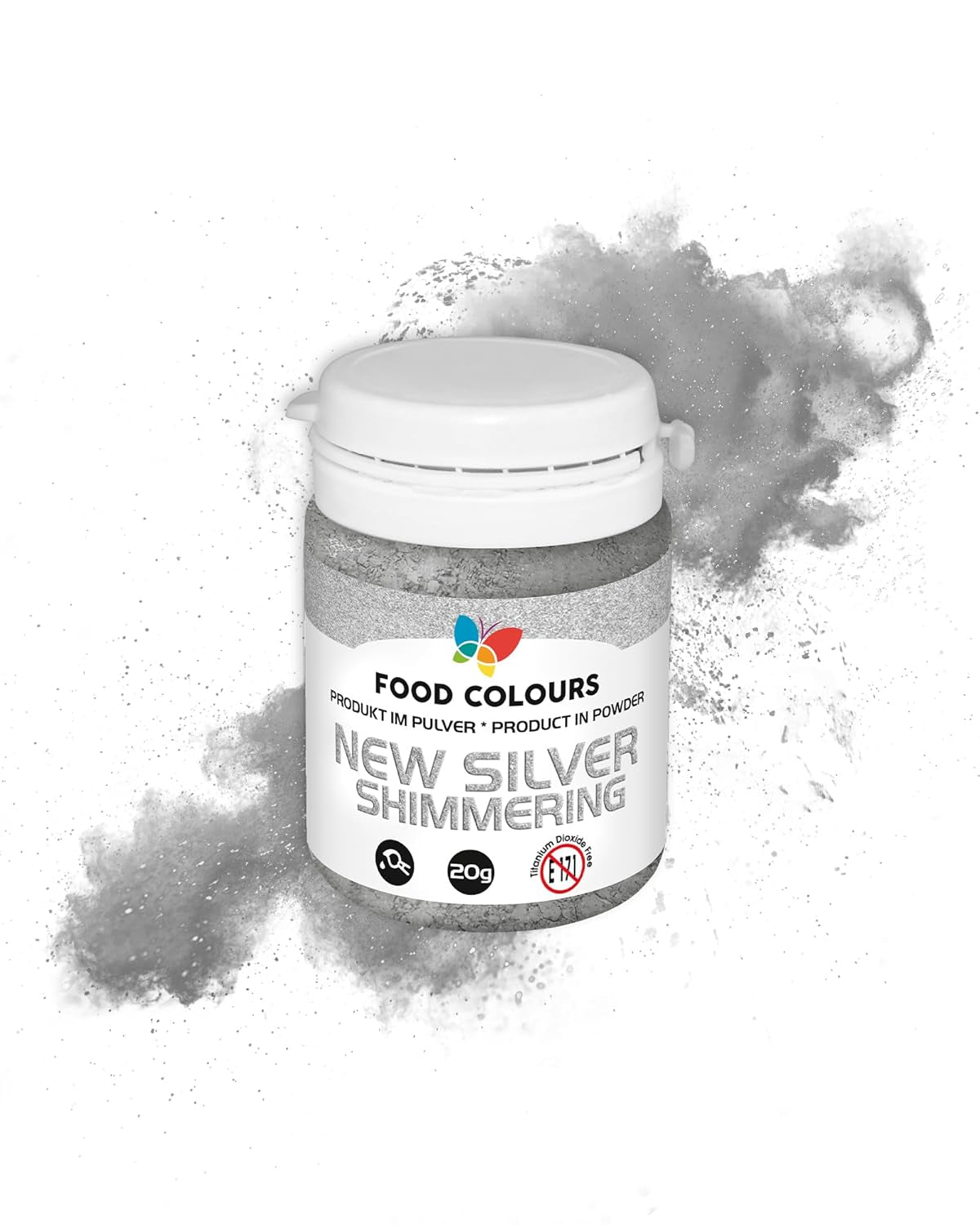 Coloranți alimentari Pudră de colorant alimentar cu efect metalic, Colorant comestibil ORIGINAL GOLD 20G – Ideal pentru decorarea prăjiturilor, tartelor, pastelor de zahăr, fursecurilor și băuturilor.