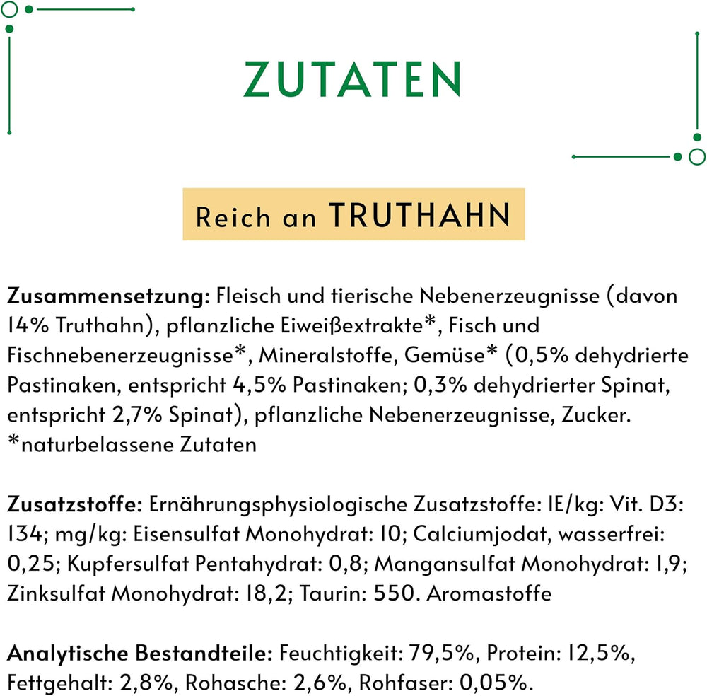 Gourmet Nature's Creation Nourriture humide pour chat en gelée, dinde naturelle, paquet de 12 (12 x 85 g)