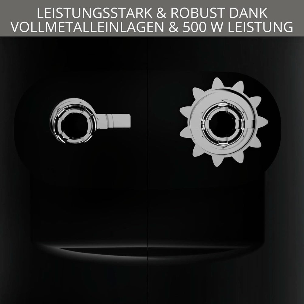 Krups 3Mix 7000 Batteur à main 60 Jahre Special Edition, 500 Watt, Knet- Und Rührhaken Aus Edelstahl, Langes Netzkabel, Zubehörtasche, F6085811, Schwarz/Kupfer Kitchen Naty Shop