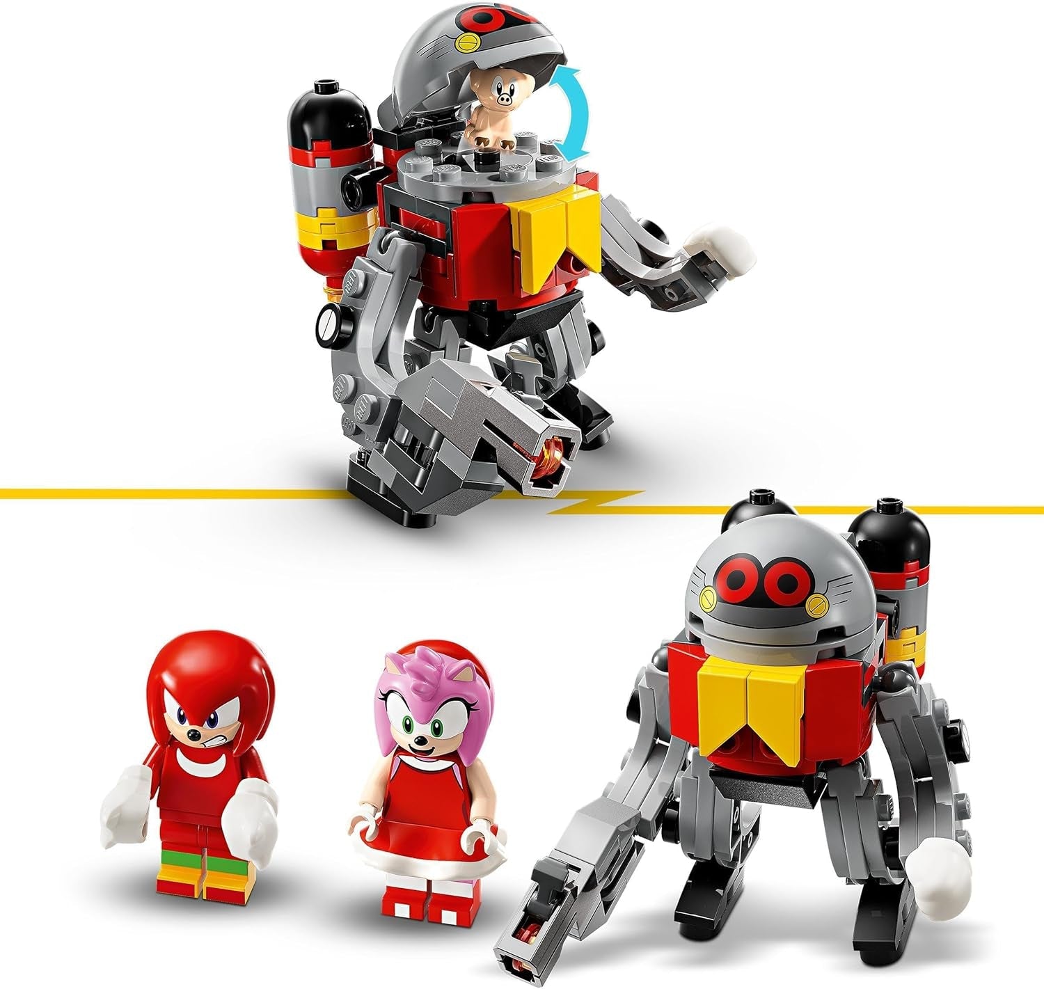 LEGO Sonic le Hérisson Knuckles et le sanctuaire du Maître Émeraude Jouet à collectionner Cadeau de joueur Ensemble de construction d'aventure pour garçons et filles de 8 ans 76998 Jeux de construction Besuche den LEGO-Store