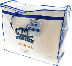 Doudoune en plumes Caleffi Pium, coton, lit simple, lit français Couettes et couettes Naty Shop Unique Piața E Mezza