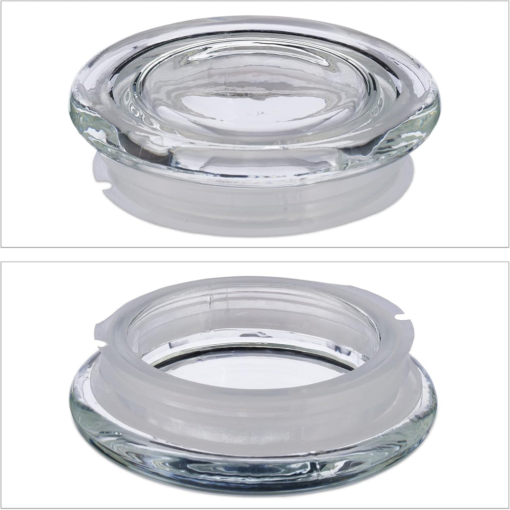 Lot de 6 bocaux de conservation Relaxdays avec couvercles, bocaux de conservation octogonaux en verre de 1,3 L, contenants hermétiques en verre, boîtes de conservation transparentes Naty Shop