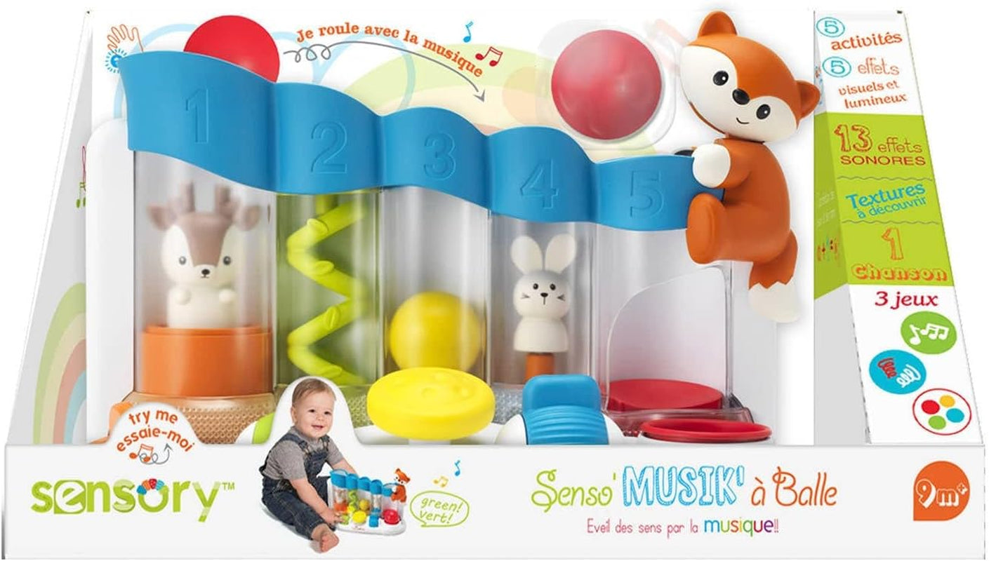 Infantino 216428 Boule Sensorielle Drop Piano Senso, Jouets Bébé Multicolore Naty Shop