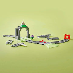 LEGO DUPLO Town Tunnel ferroviaire et voies ferrées - Ensemble d'extension, cadeau pour les tout-petits, encourage la dextérité, ensemble de jeu pour les fans de véhicules de 2 ans, jouet d'apprentissage créatif 10425 Ensembles de construction Besuche den LEGO-Store