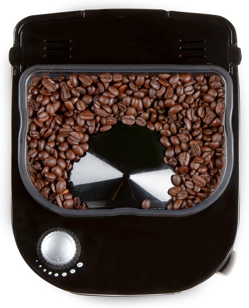 Machine à expresso DOMO DO721K "Grind and Brew" - Fonction Bean-to-Cup - Écran LCD - Pour café moulu ou grains entiers - 1,5 L