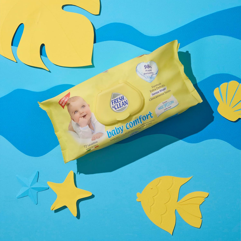 Lingettes humides, 72 pièces