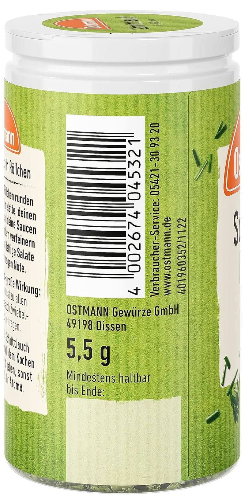 Ciboulette Ostmannm en rouleaux (le design de l'emballage peut varier) Condiments Naty Shop