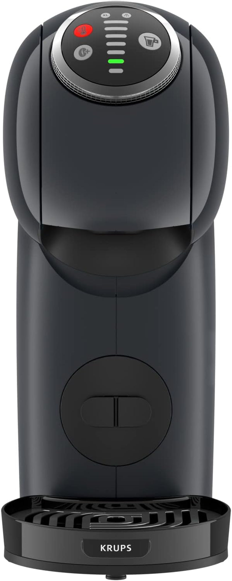 NESCAFÉ Dolce Gusto Genio S Plus de Krups, machine à café à capsules compacte, capacité 0,8 litre, 1500 watts, avertisseur automatique de détartrage, gris sidéral, KP340B