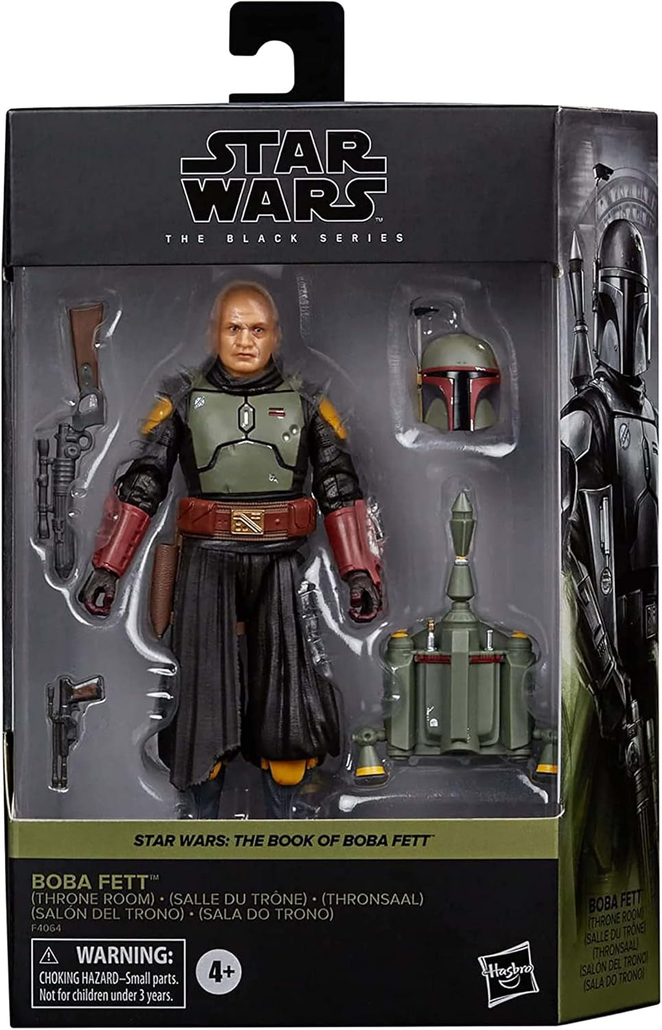 Star Wars Hasbro Black Series Boba Fett (Salle du Trône) : Figurine à collectionner Le Livre de Boba Fett, pour enfants à partir de 4 ans, Multi, 15 cm de hauteur Figurines Naty Shop