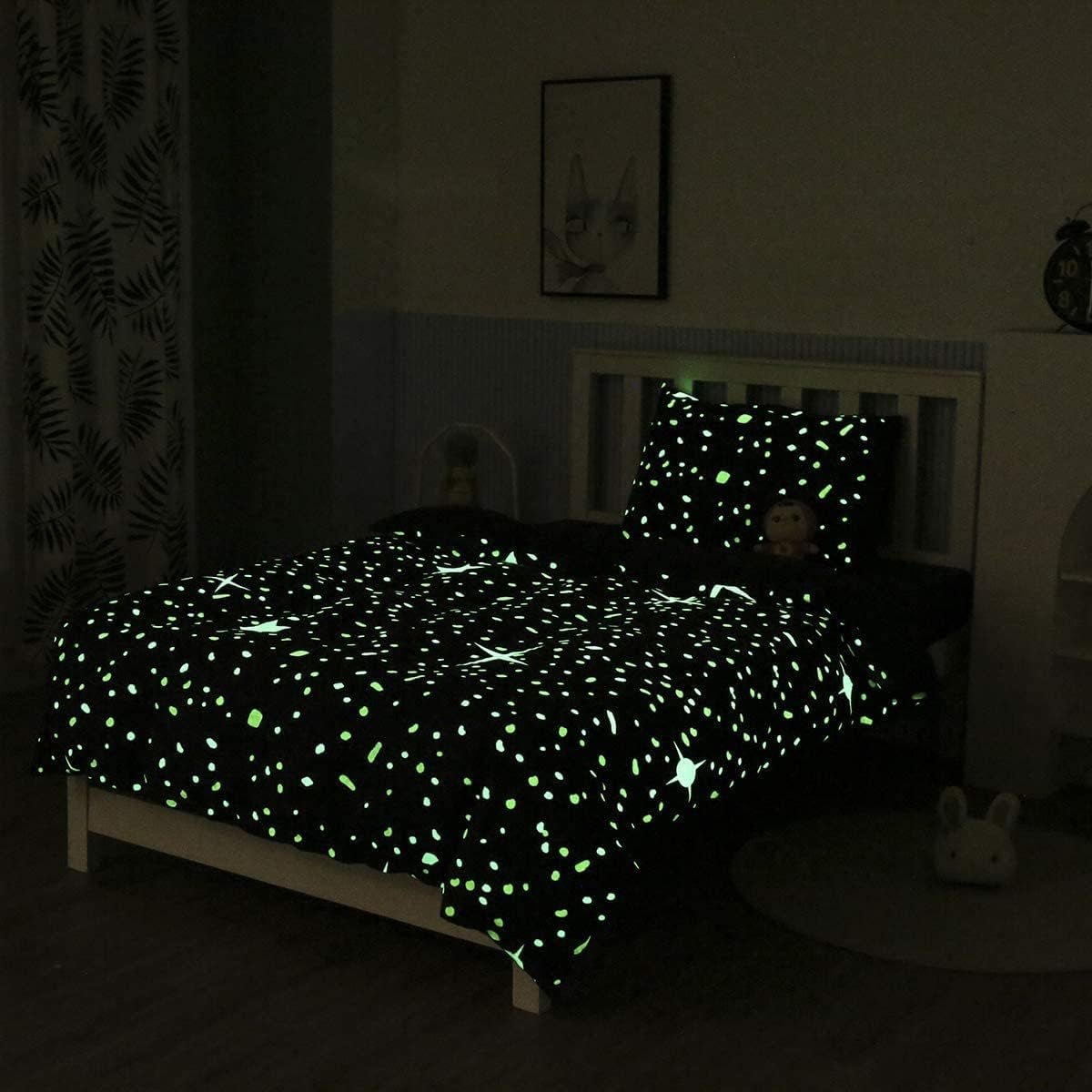 Parure de lit Gamer pour jeunes 155 x 220 cm, housse de couette pour enfants, adolescents, hommes, jeux vidéo, décoration réversible, housse de couette, vert, contrôleur de jeu rétro, housse de couette blanche Luxus, 2 pièces