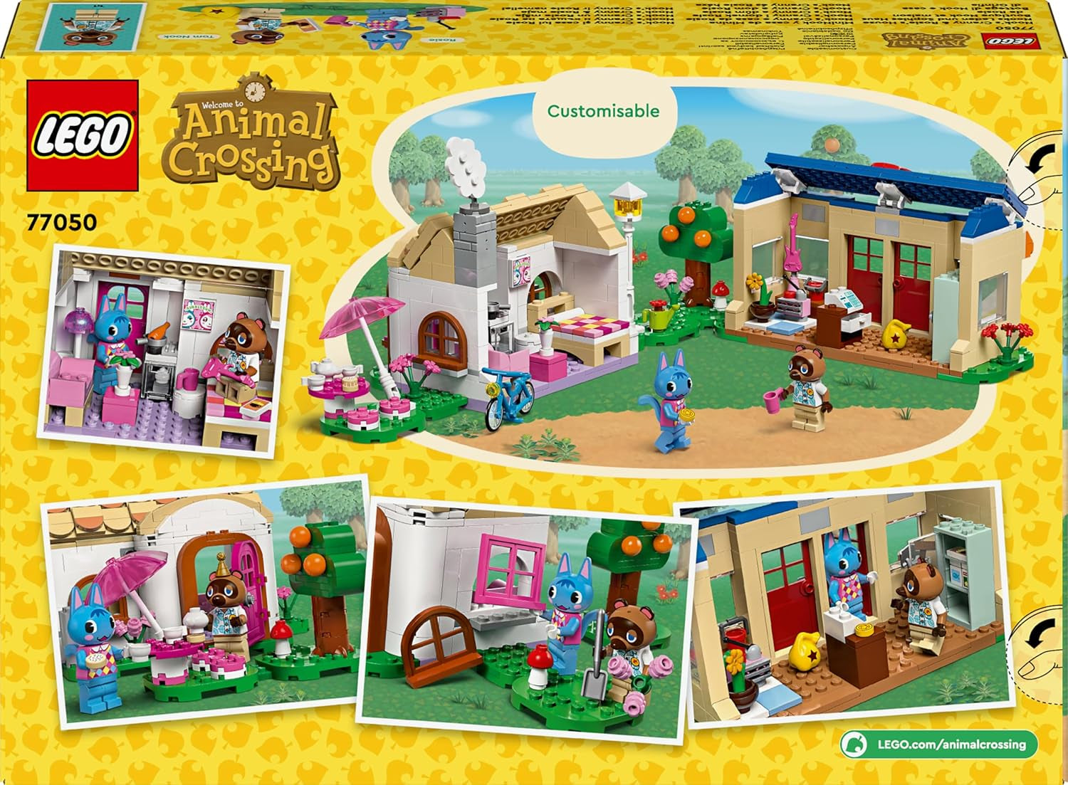 Ensemble LEGO Animal Crossing Nook's Shop et Sophie's House, jouet créatif pour enfants avec 2 mini figurines de la série de jeux vidéo, cadeau pour filles et garçons à partir de 7 ans 77050 Jeux de construction Besuche den LEGO-Store
