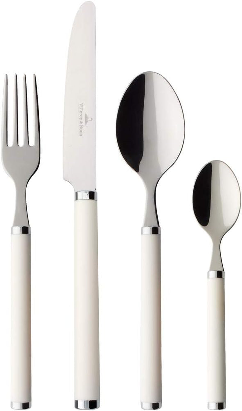 Villeroy & Boch Play Green Garden set de couverts, 24 pièces, 6 personnes Cuisine Naty Shop Blanc 24 pièces