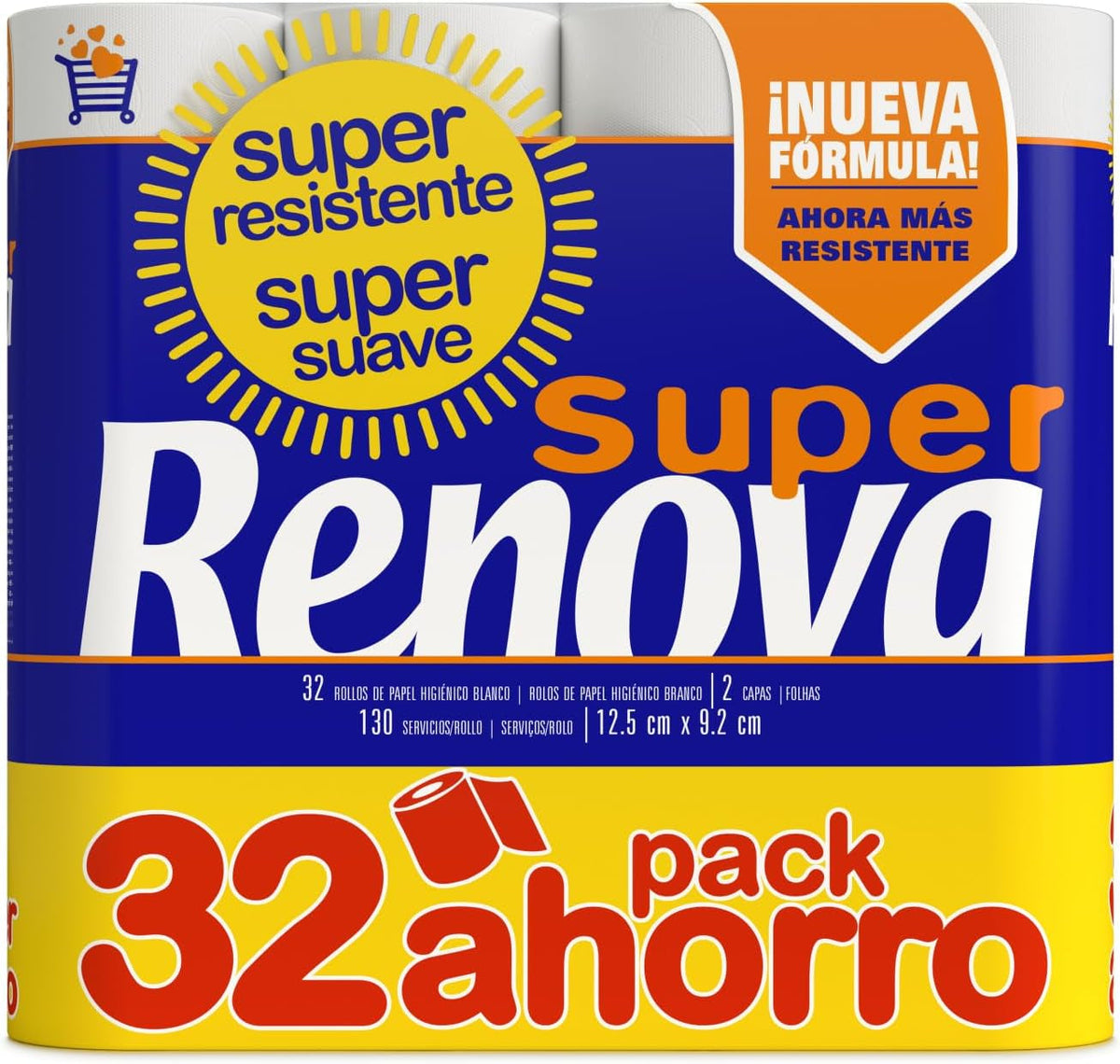 Papier toilette Renova Super Blanco, 32 rouleaux