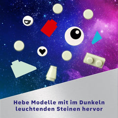 LEGO Classic Creative Space Planets Modèle de construction du système solaire pour enfants Jouet spatial avec fusée Vaisseau spatial Planètes et extraterrestres Cadeau pour enfants de 5 ans Garçons et filles 11037 Jeux de construction Beuche den LEGO-Store