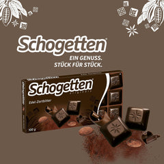 Chocolat noir Schogetten (50% de cacao), 100 g
