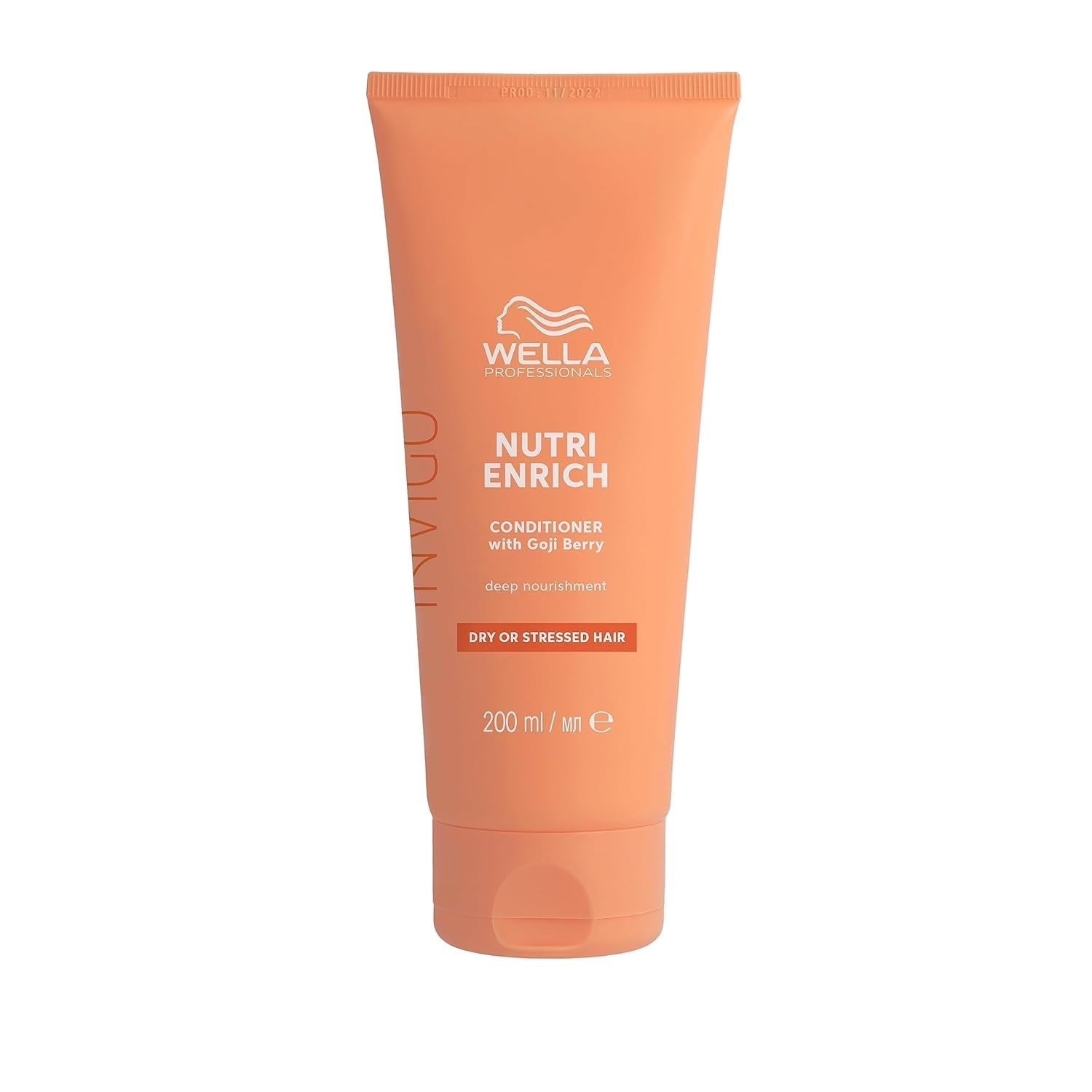 Wella Professionals Invigo Nutri Enrich - soin hydratant pour cheveux abîmés - après-shampoing, masque et après-shampooing à la vitamine E, au panthénol et aux amandes - contre les frisottis et pour des boucles vives Masque capillaire Naty Shop Conditioner 200ml