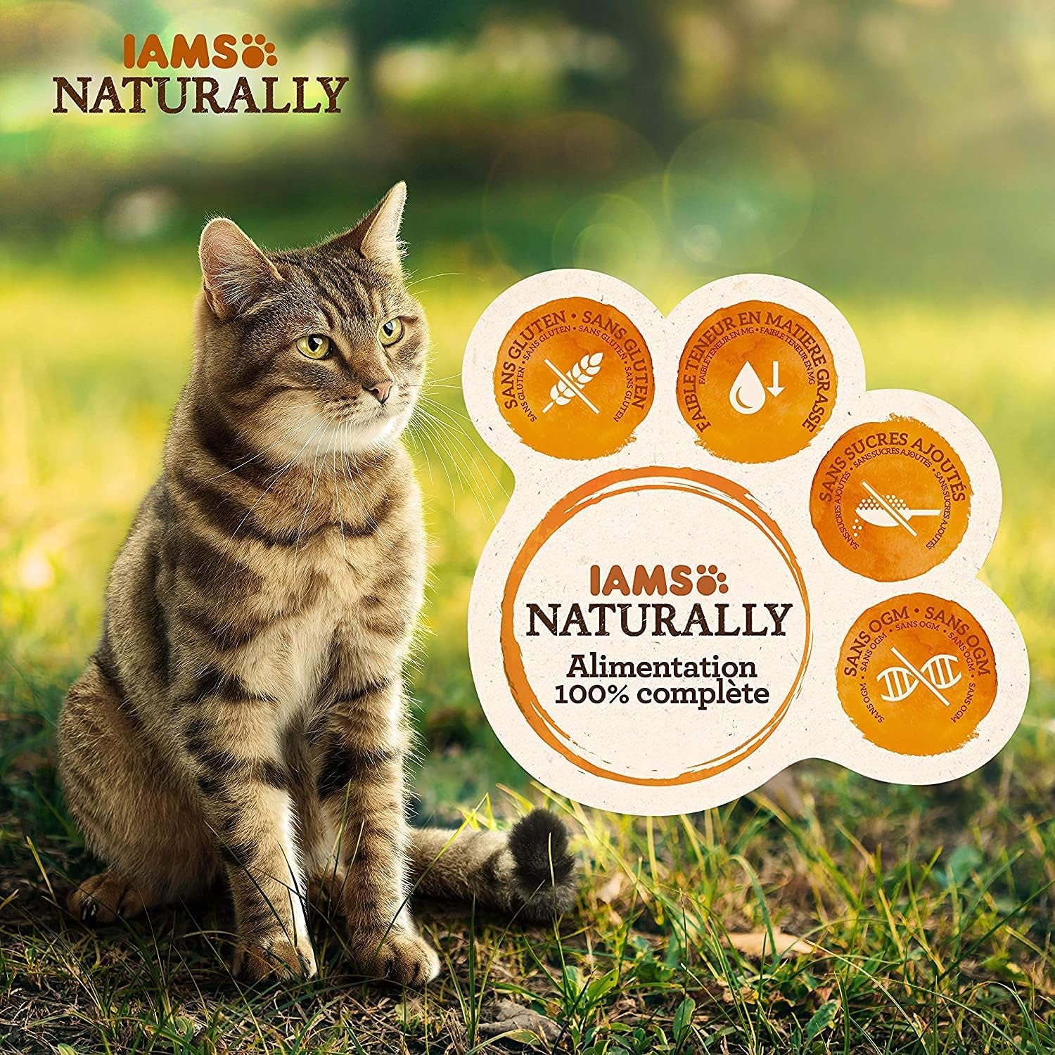 IAMS Nourriture humide naturelle pour chat en sauce – Nourriture humide de haute qualité au poisson pour chat adulte, Sea Collection, 12 x 85 g