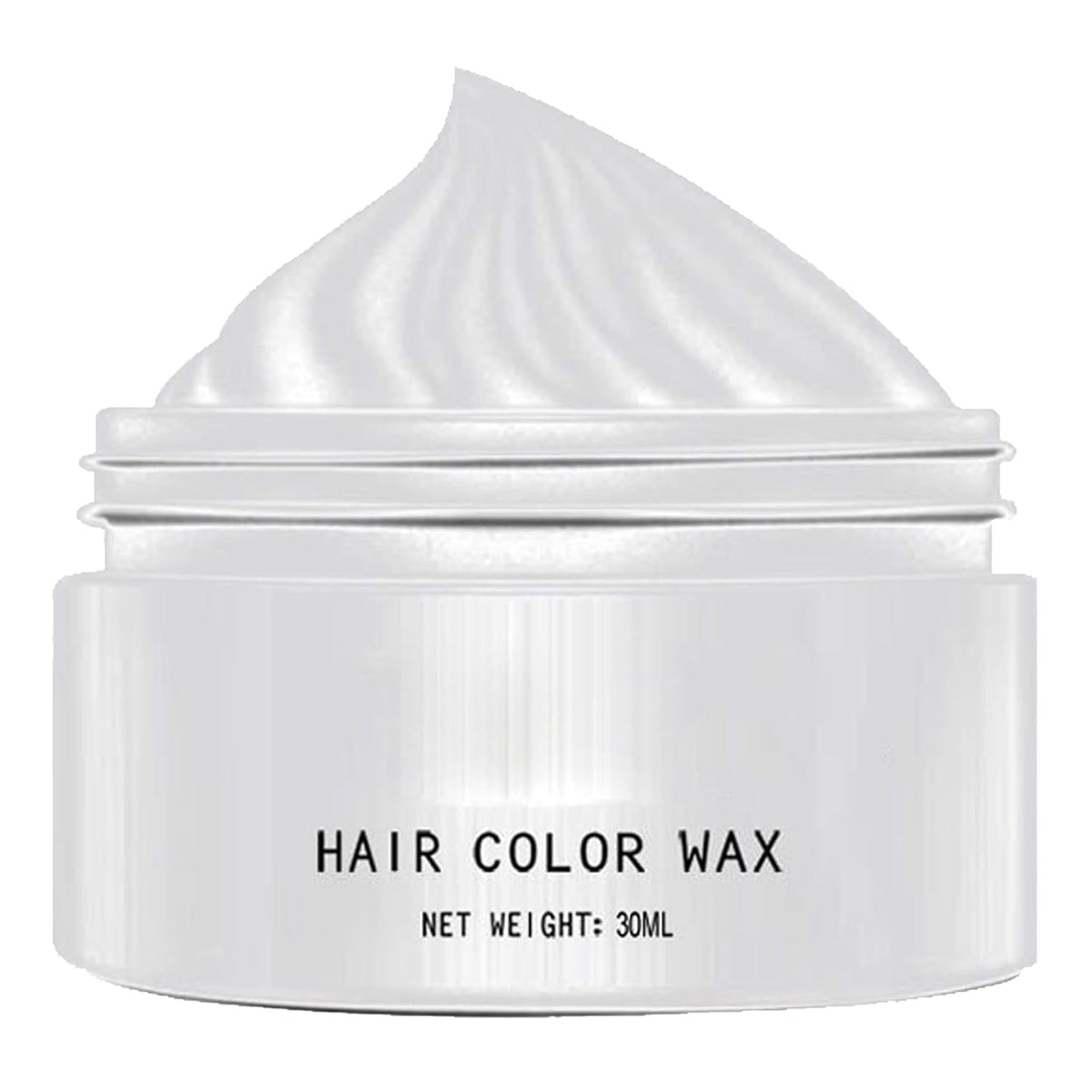 Teinture pour cheveux blancs naturels, teinture de cire pour cheveux blancs, teinture pour cheveux naturels blancs unisexes, teinture pour cheveux blancs, cire pour cheveux de fête de cosplay d'Halloween, cire pour cheveux de fête de teinture pour cheveux, 30 ml Naty Shop Teinture pour cheveux Titre par défaut