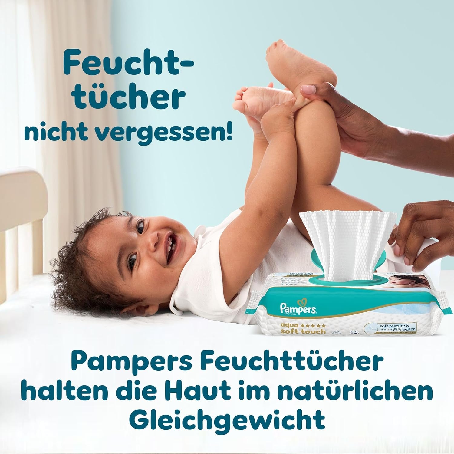 Pampers Premium Protection Taille 6, 144 couches, 13 kg-18 kg, notre protection n°1 contre la peau et les fuites