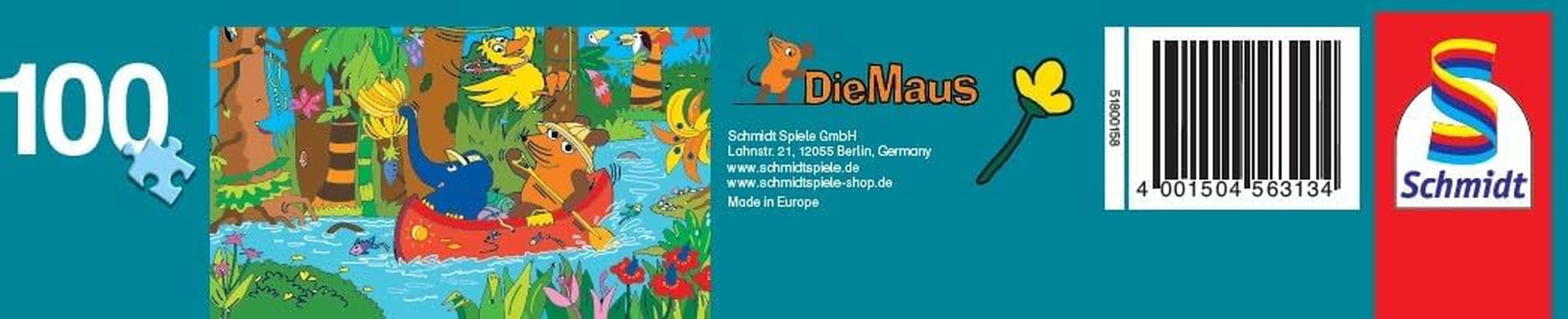 La souris dans la jungle (puzzle enfant) Puzzle Naty Shop