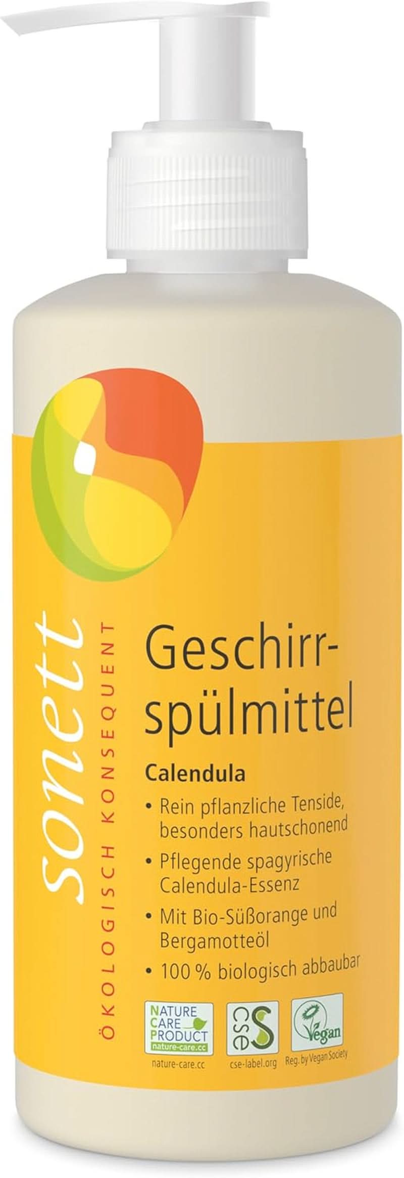 Liquide vaisselle Sonett Calendula, 300 ml Détergents de cuisine Naty Shop 600 ml
