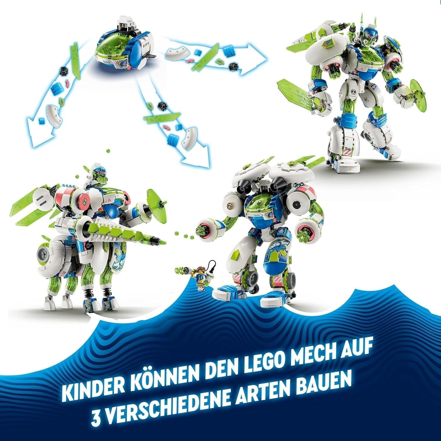 LEGO Dreamzzz 3-en-1 Mateo et Z-Blob The Knight Mech Blocs de construction Ensemble de jeu pour garçons et filles de 10 ans Cadeau pour enfants Ensemble fantastique Jouet d'aventure robot à 3 voies 71485 Jeux de construction Beuche den LEGO-Store