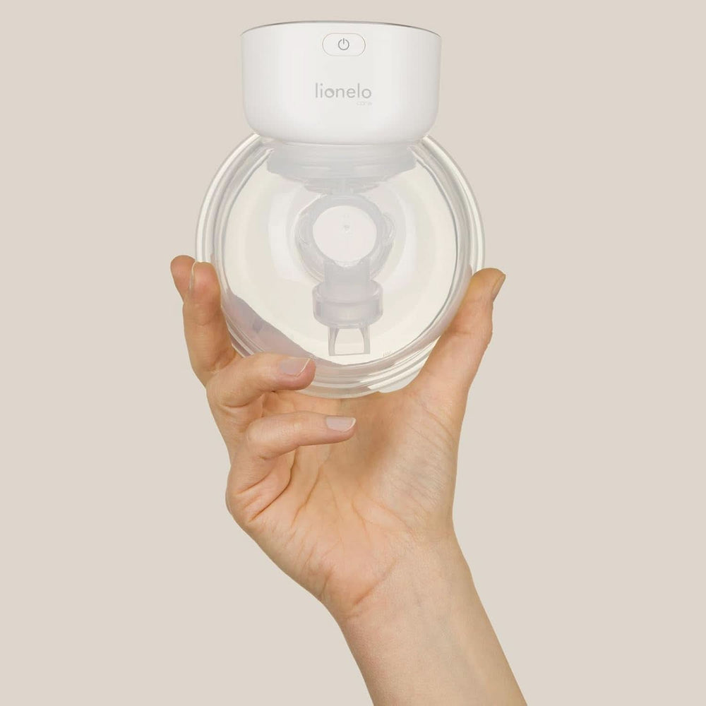 Tire-lait maternel électrique simple LIONELO Fidi Free 180 ml, tire-lait portable à 2 phases, économie d'énergie 9 niveaux, 3 tailles d'entonnoirs en silicone Minuteur Accessoires Alimentation et Allaitement Bebe Naty Shop