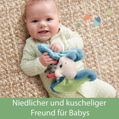 Fisher-Price Giant Ear Elephant - Jucărie adorabilă din pluș moale cu urechi foarte mari, fabricată din plastic reciclat în proporție de 90% și ambalaj certificat FSC, pentru bebeluși de la 3 luni în sus, HKD63 Jucarii Bebe Naty Shop