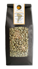 Café brut - Green Highland Coffee Colombia Supreme (café vert en grains 1000g) - certifié GMP