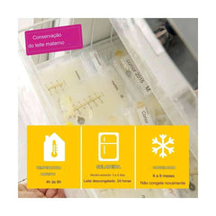 Sacs de conservation du lait maternel Medela 25 pièces, env. 200 ml, blanc (version espagnole) Accessoires d'alimentation et d'allaitement Bebe Naty Shop